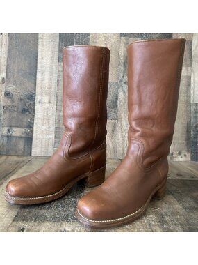 Frye 2955 White Label Tall Campus Boots Mens 9.5 D